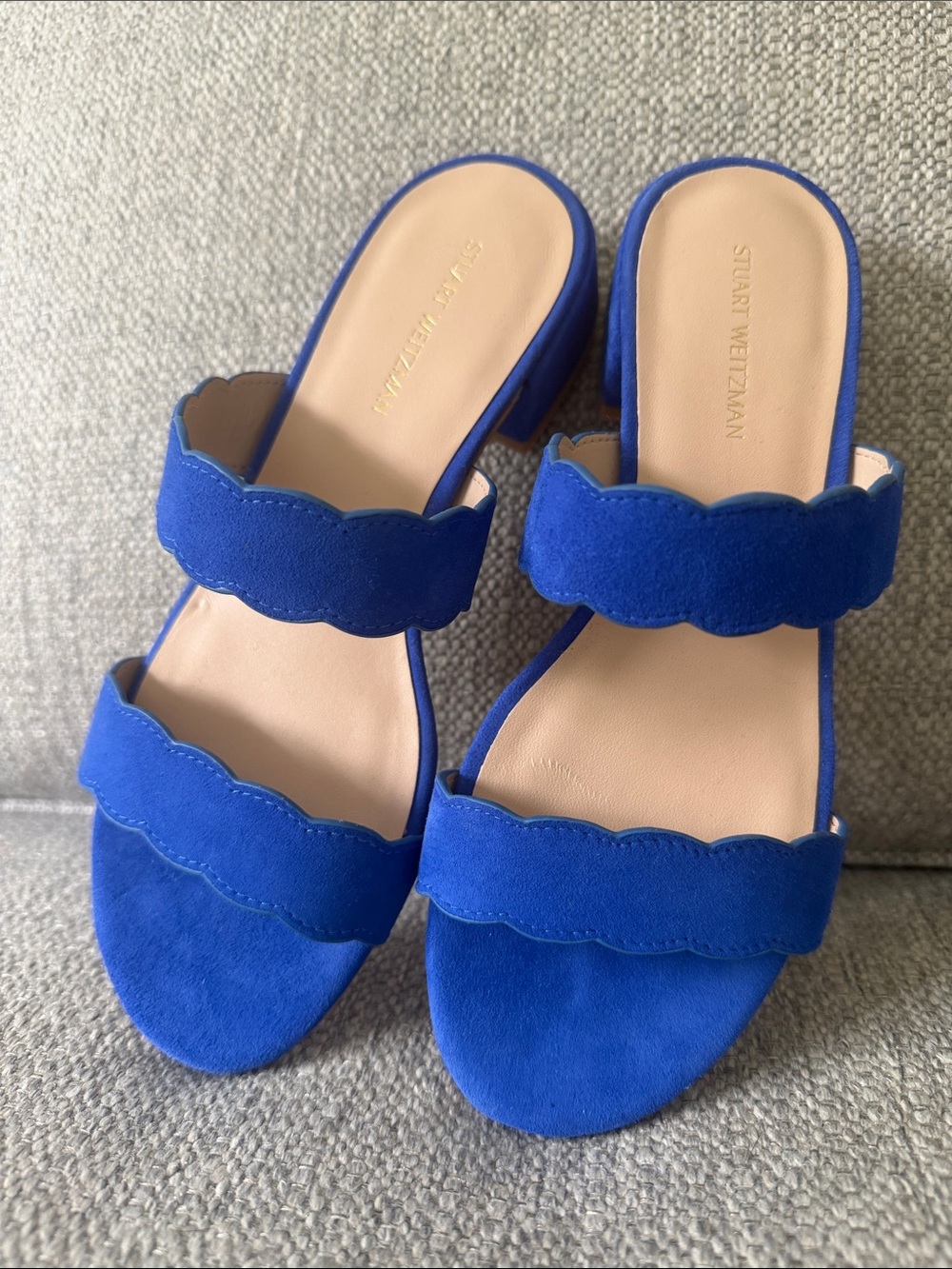 Stuart Weitzman New Blue Sandals 6